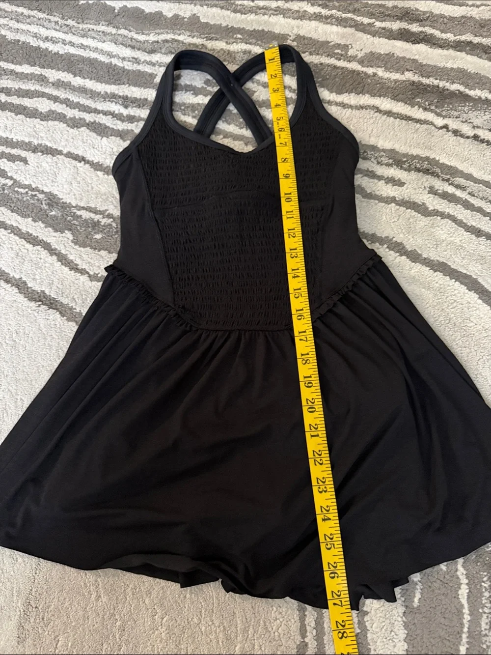 NWOT Free People Black Mini Dress with Built-In Shorts